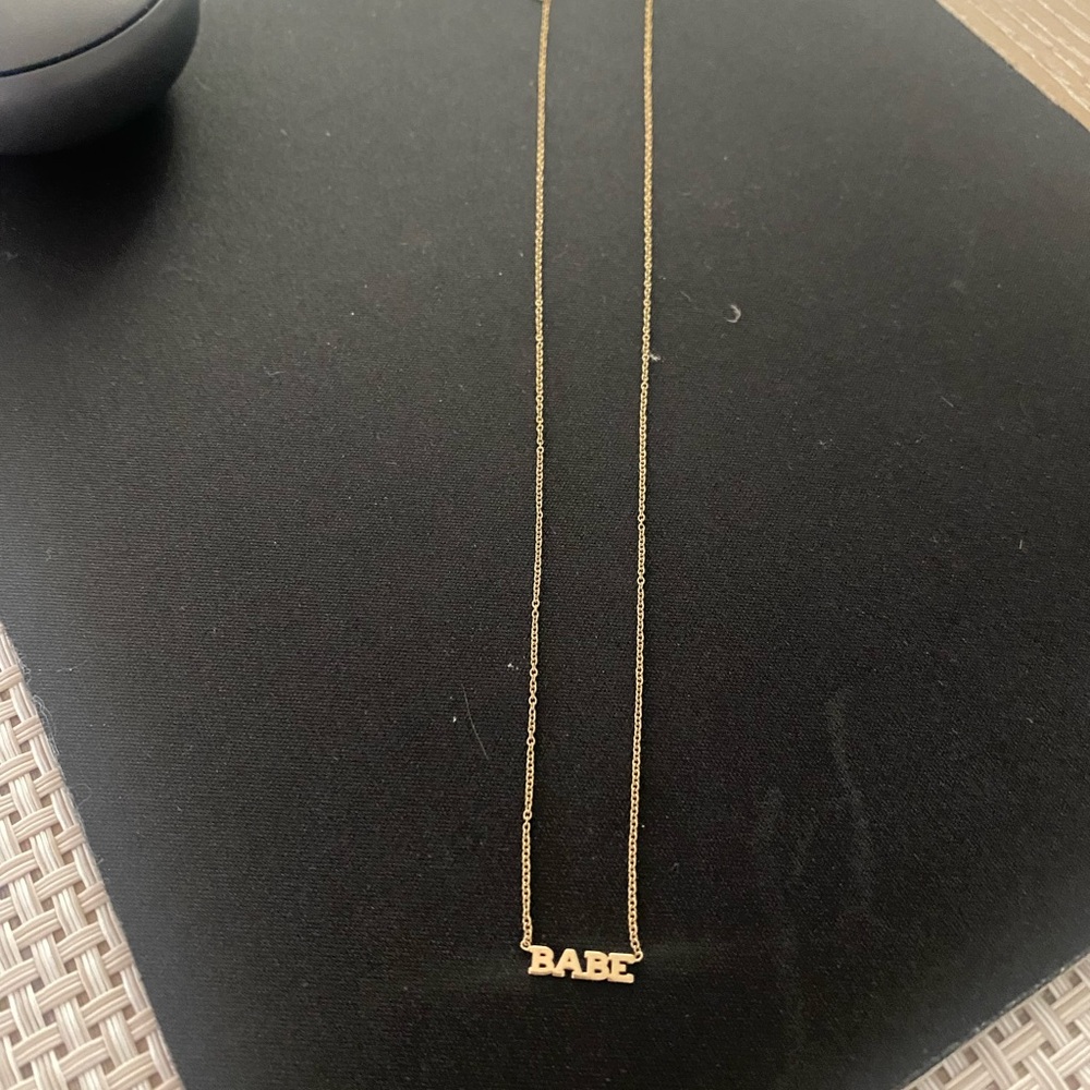 Zoe Chicco 14K YG BABE Necklace